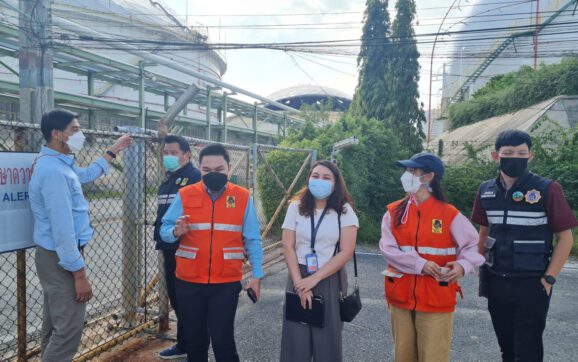 ปภ.ระยอง รุดตรวจสอบสาเหตุถังสารเคมีของ บ.มาบตาพุดแทงค์ เทอร์มินัล จก.ที่เกิดระเบิดจนมีผู้เสียชีวิต 3 รายเจ็บ 2 ราย