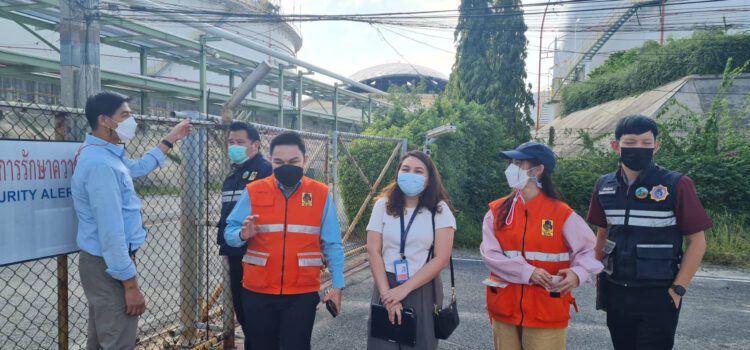 ปภ.ระยอง รุดตรวจสอบสาเหตุถังสารเคมีของ บ.มาบตาพุดแทงค์ เทอร์มินัล จก.ที่เกิดระเบิดจนมีผู้เสียชีวิต 3 รายเจ็บ 2 ราย