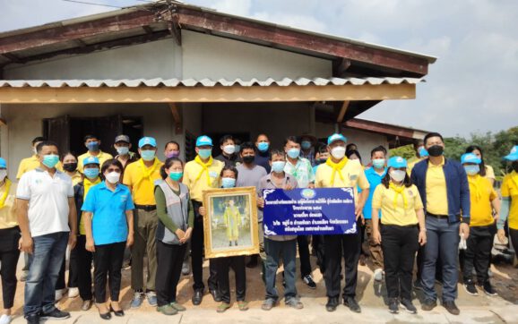 เทศบาล ต.ทับมา สร้างบ้านให้แก่ผู้ยากไร้ในพื้นที่