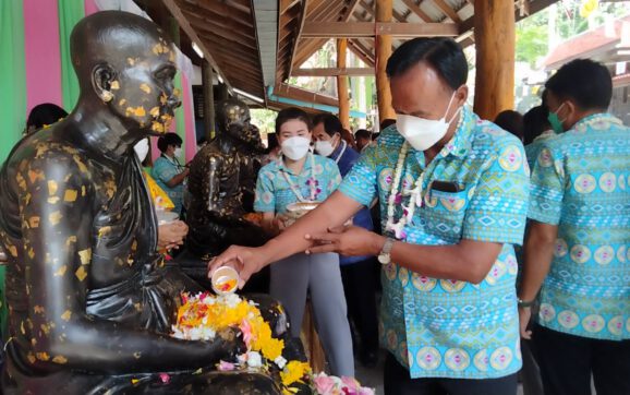 เทศบาลต.ทับมา จัดกิจกรรมลานวัฒนธรรมวิถีถิ่น ส่งเสิรมให้ประชาชนในชุมชนมีส่วนร่วมและอนุรักษ์ให้คงอยู่สืบไป