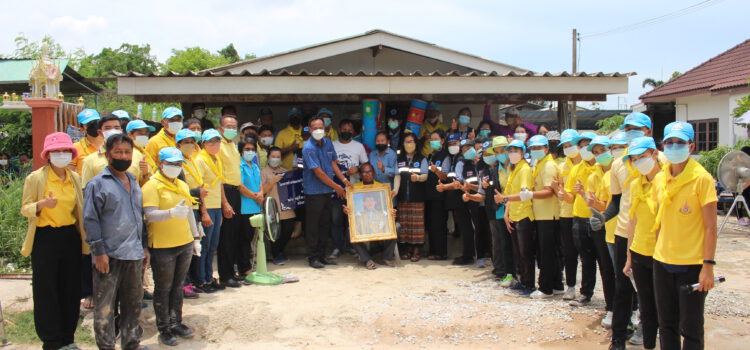 เทศบาลต.ทับมา ซ่อมแซมบ้านพักที่อยู่อาศัยให้แก่ผู้ยากไร้ในพื้นที่