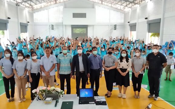 เทศบาลต.ทับมา เปิดโครงการเรียนรู้พัฒนาการด้านร่างกายของเด็กวัยประถม