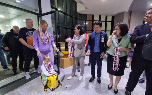 ททท.ต้อนรับเที่ยวบินปฐมฤกษ์สายการบิน flydubai เส้นทางบินดูไบ-อู่ตะเภา (ระยอง-พัทยา)