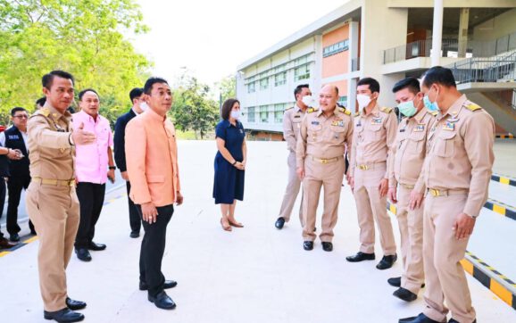 พ่อเมืองระยอง ตรวจเยี่ยมและมอบนโยบายหัวหน้าส่วนราชการ ผู้บริหาร อปท.กำนัน ผู้ใหญ่บ้าน อ.วังจันทร์