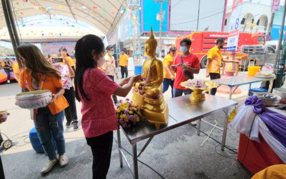 เทศบาลต.มาบข่า จัดงานวันสงกรานต์ สืบสานวิถีชุมชนคนมาบข่า(ระยอง)
