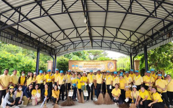 เทศบาล ต.ทับมา เปิดกิจกรรมบิ๊กคลีนนิ่งเดย์ บำเพ็ญสาธารณะประโยชน์