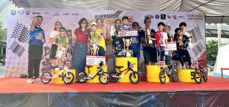 SPRC สนับสนุนการแข่งขันจักรยานขาไถ ( Balance Bike ) ชิงแชมป์ระยอง ครั้งที่ 2