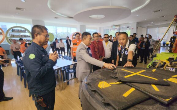 ปภ.ระยอง เติมความรู้ผู้นำชุมชนเขตเทศบาลนครระยอง