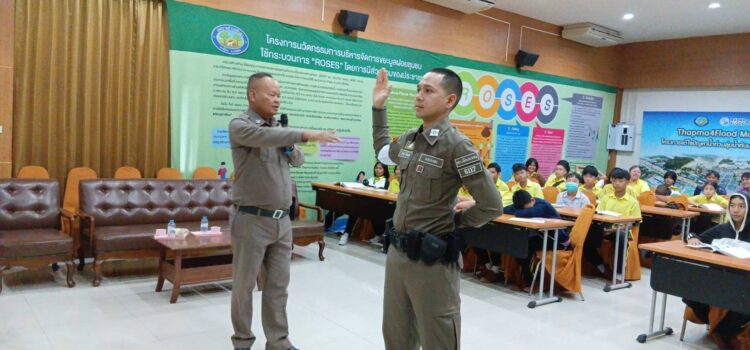 ทต.ทับมา จัดโครงการส่งเสริมความรู้ ความปลอดภัยทางถนน แก่ประชาชนและนักเรียนในพื้นที่