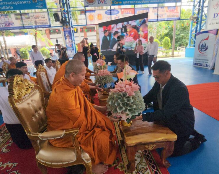 เทคนิคบ้านค่าย จัดงานทอดผ้าป่าเพื่อการศึกษา หารายได้พัฒนาโครงสร้างพื้นฐานด้านการศึกษา