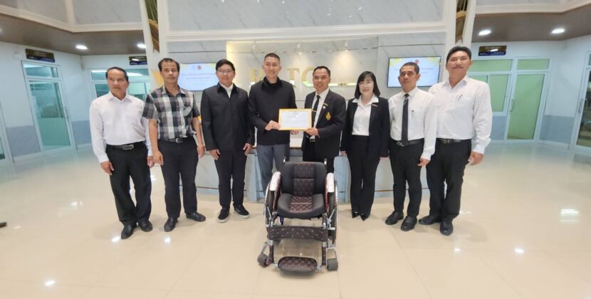 สมาคมส่งเสริมและพัฒนาคนพิการอำเภอภาชี ยกย่องเทคนิคระยอง ปรับแต่งรถวีลแชร์ให้นักกีฬาคนพิการทีมชาติ