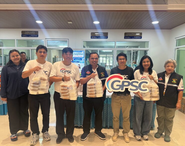 GPSC สนับสนุน วท.ระยอง ตั้งโรงครัวช่วยผู้ประสบอุทกภัยในจ.ระยอง