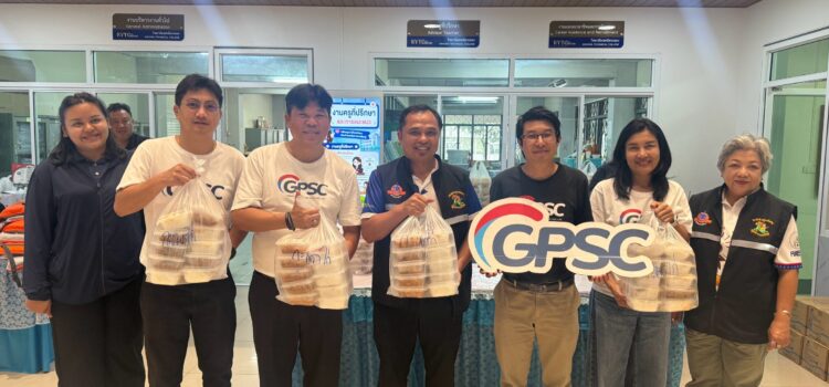 GPSC สนับสนุน วท.ระยอง ตั้งโรงครัวช่วยผู้ประสบอุทกภัยในจ.ระยอง