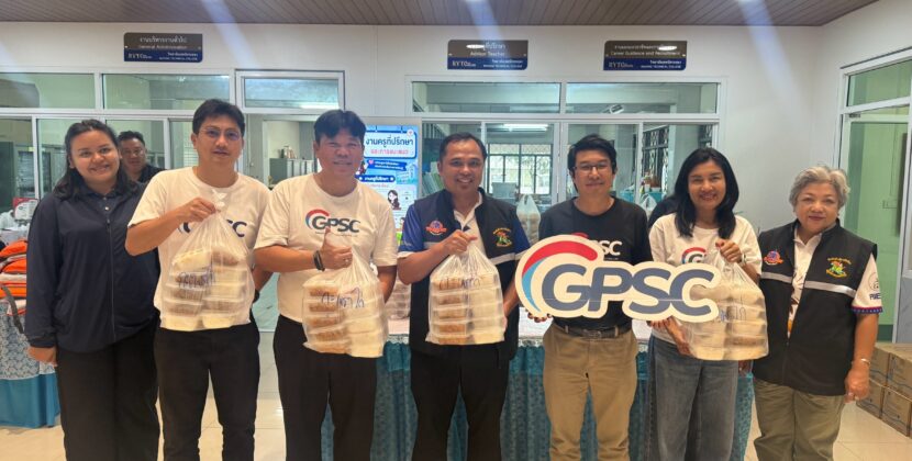 GPSC สนับสนุน วท.ระยอง ตั้งโรงครัวช่วยผู้ประสบอุทกภัยในจ.ระยอง